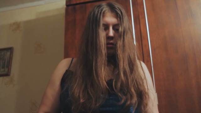 A Young Girl Becomes Ill And She Falls To The Floor