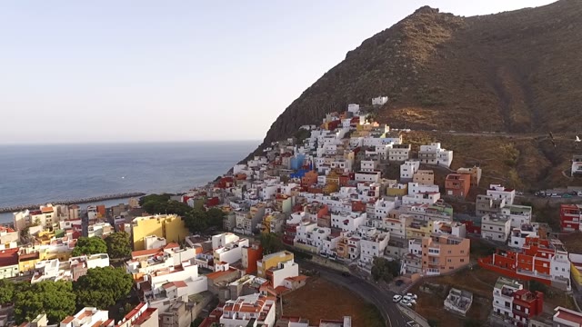 Coastal City View Filmed With Drone