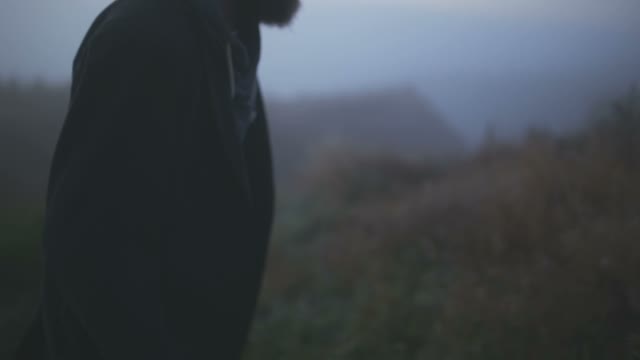 The Guy In The Fog Nervous And Waving Hands