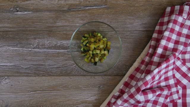 Cook Adds Eggs To The Salad