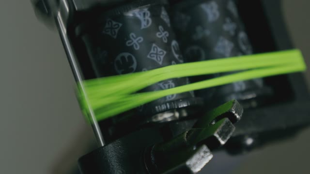 Work Of Tattoo Machine Close-up