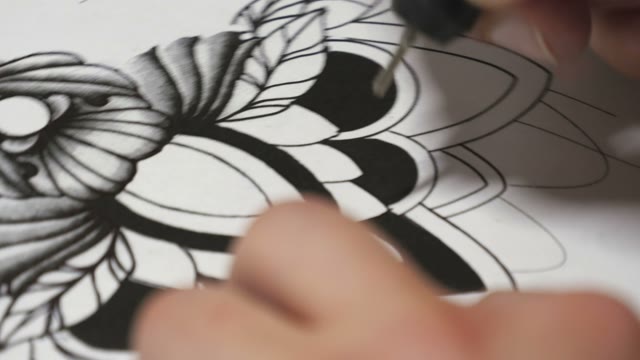 Master Tattoo Transfers Pattern On Tracing Paper