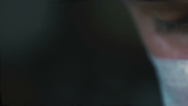 Man In A Mask Close-up