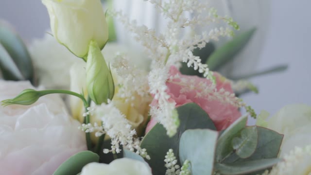 Bouquet Of Roses Close-up
