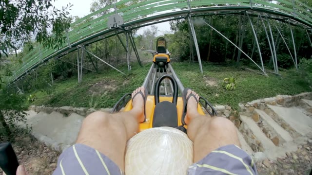 Man Takes Off His Trip To The Attraction