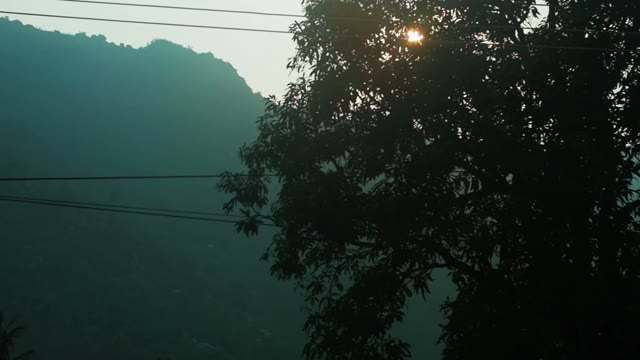 Landscape From The Window Of A Moving Vehicle
