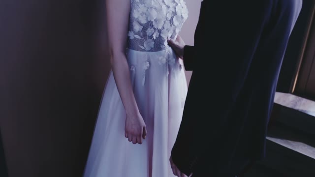 The Groom Pushed His Bride To The Wall