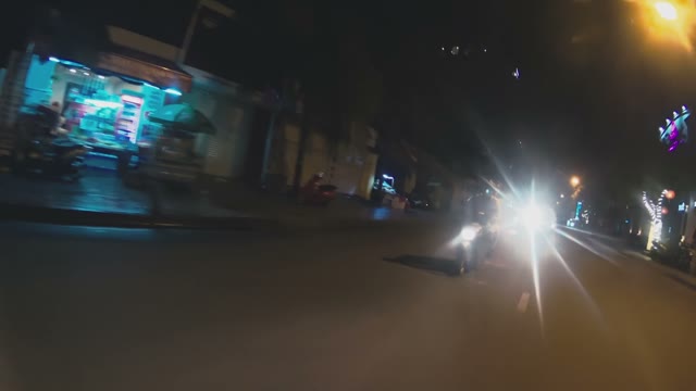 View From Moped To The Street