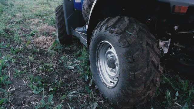 Look At The Dirty Wheels The Leaving ATV