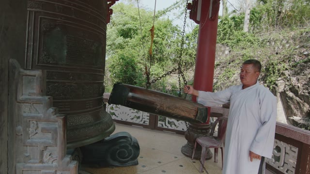 Monk Is Going To Beat The Bell