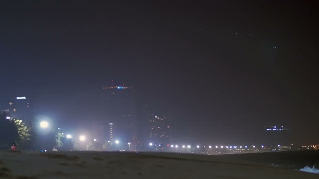 Seaside Promenade Night