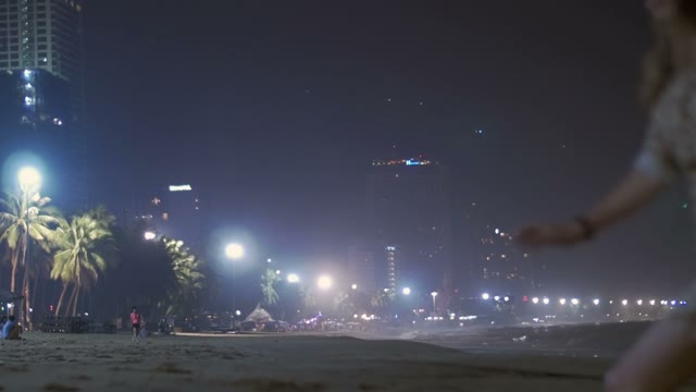 Seaside Promenade Night