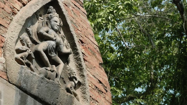 Image Of Buddha In A Building Close-up