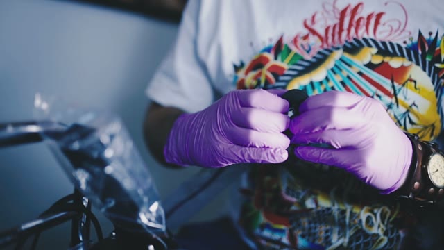 Young Artist Tattoo Collects Tattoo Machine