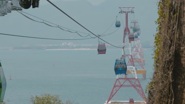 Funicular Across The River Close-up