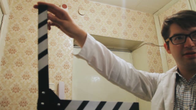 Shooting A Film In The Flat With A Young Girl