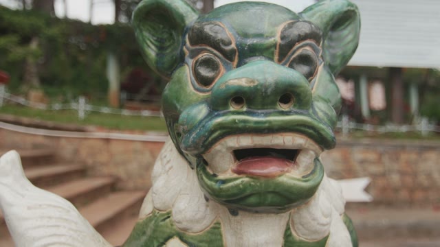 Sculpture Of The Dragon Close-up