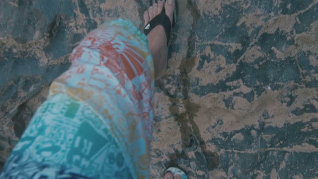 Mens Feet Are Rocks