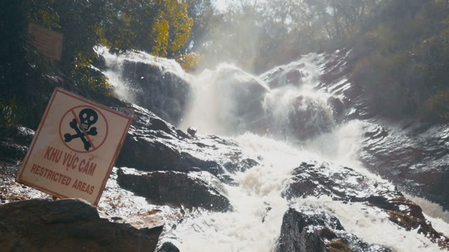 Beautiful Waterfall Close