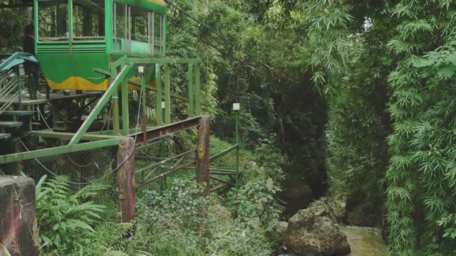 Funicular Among Green Trees