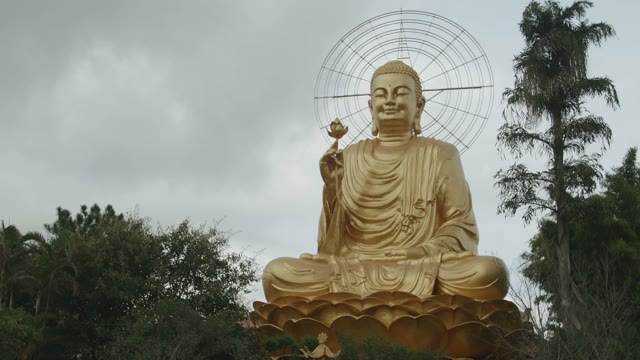 Huge Statue Of The Golden Buddha