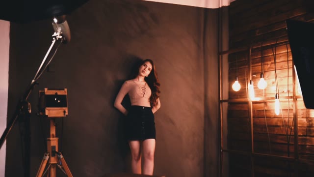 Beautiful Girl On The Shooting