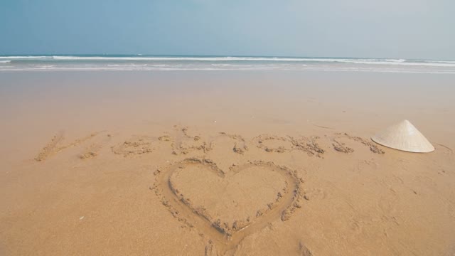 The Vietnamese Shore Is Washed By Waves