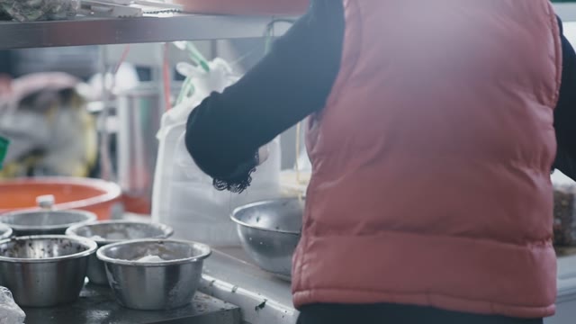 Asian Cuisine While Preparation Of Meal
