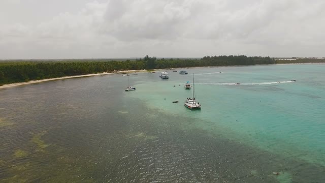 People Rest On Yachts And The Sea