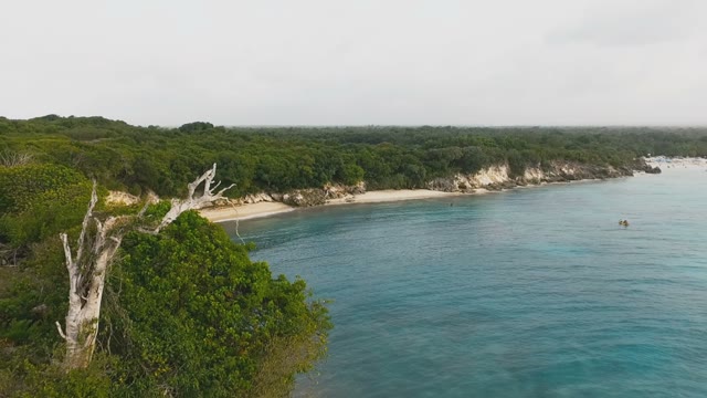 Gorgeous Rocky Shore Of A Tropical Resort