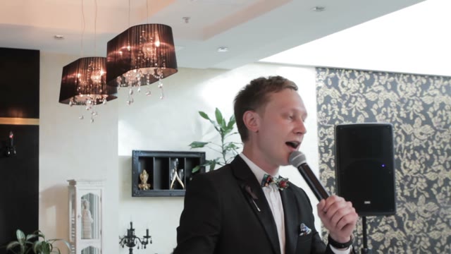 Man Speaks Microphone