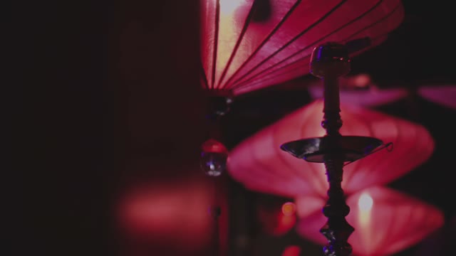 Hookah Dimly Lit Room