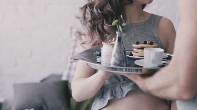 Guy Brought The Girl Breakfast Close-up