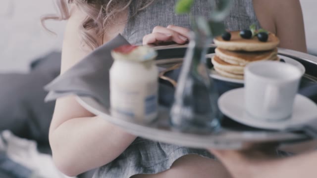 Guy Brought The Girl Breakfast Close-up