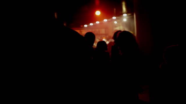 People Are Dancing In A Nightclub