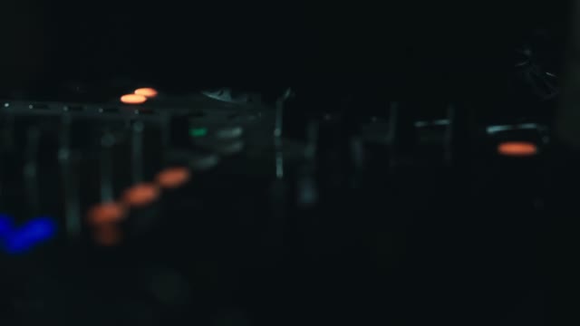 DJ Behind Console Close
