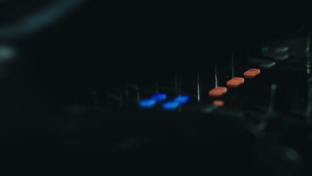 DJ Behind Console Close