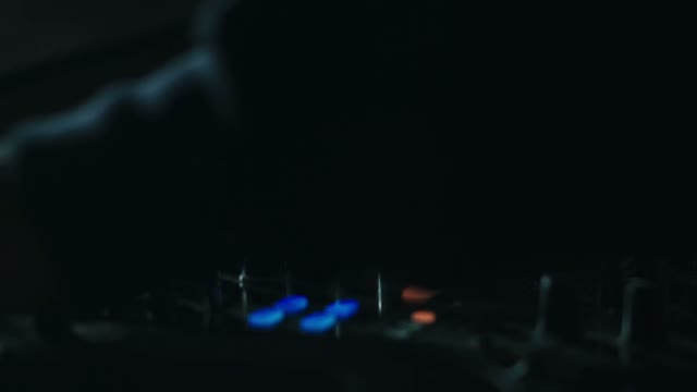 DJ Behind Console Close