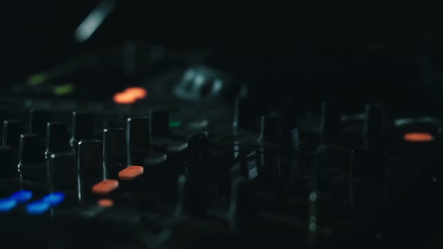 DJ Behind Console Close