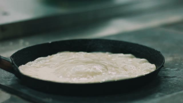 Pancake Fried Close