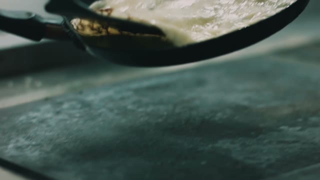 Pancake Fried Close