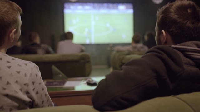 Men Watching Football
