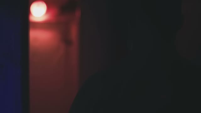 Crazy Doctor Maniac Wanders Through The Corridors Of An Abandoned Laboratory