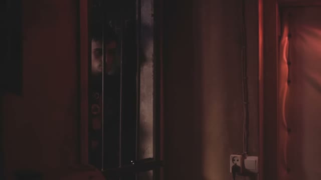 The Guy Tries To Get Out Of The Locked Room