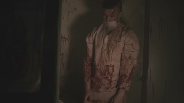 An Ugly Maniac Wanders Around The Corridors Of The Hospital