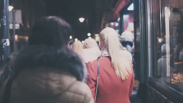 Girls Are Walking The Streets Of Prague