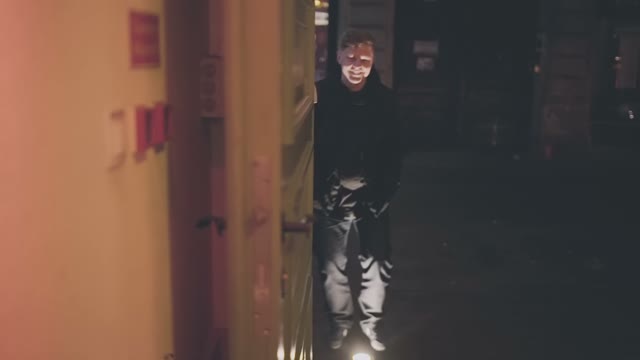 A Man Dances In The Streets Of Prague