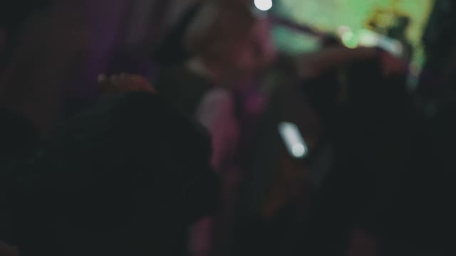 Beautiful Young Attractive Girl Dancing In The Club