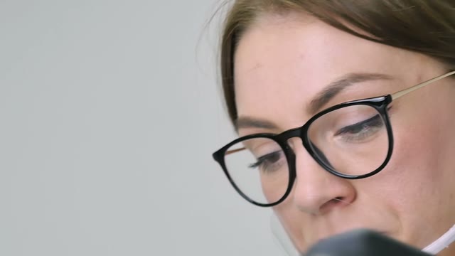 Woman In Mask Close-up