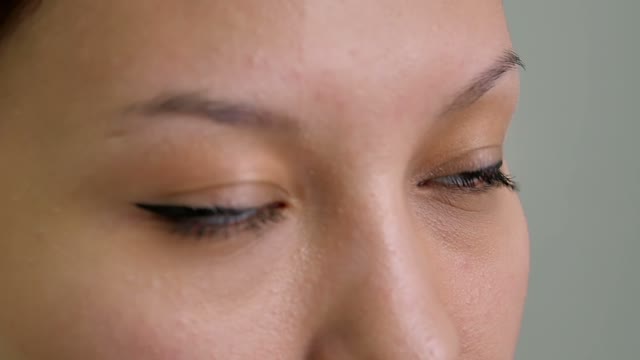 Brown Eyes Of Girl Close-up